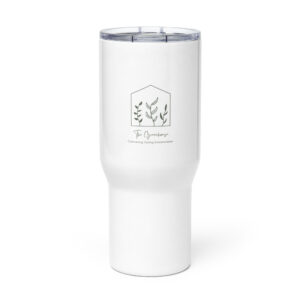 Travel mug with a handle